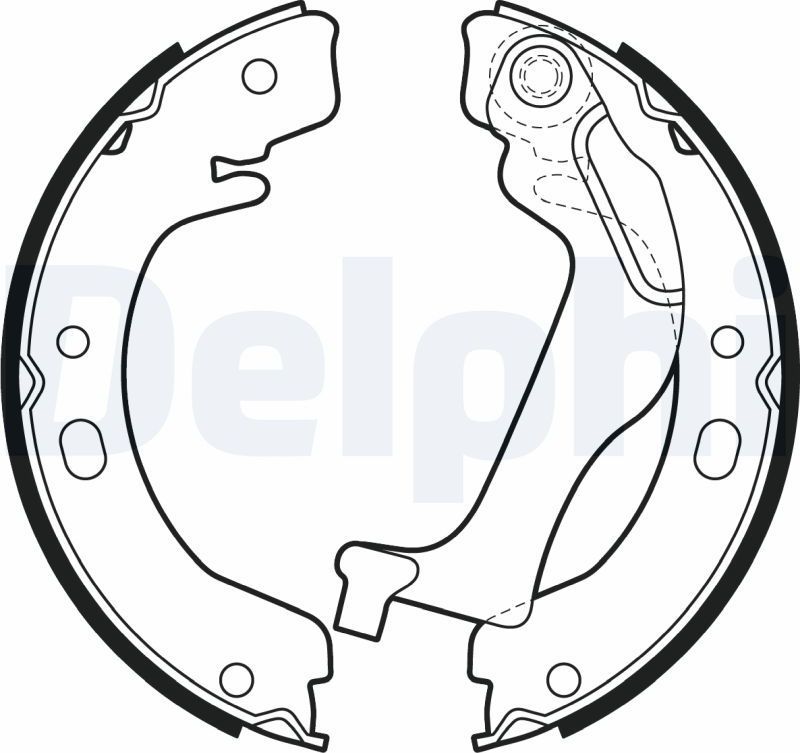 Тормозные колодки Delphi. Артикул LS2003