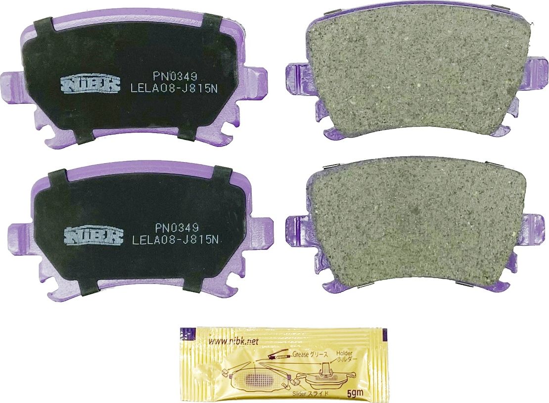 Тормозные колодки NiBK. Артикул PN0349