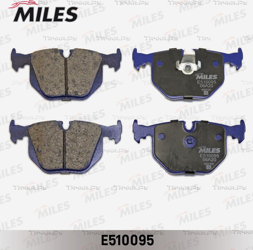 Тормозные колодки Miles (Керамика) задние для BMW Z8 2000-2003. Артикул E510095