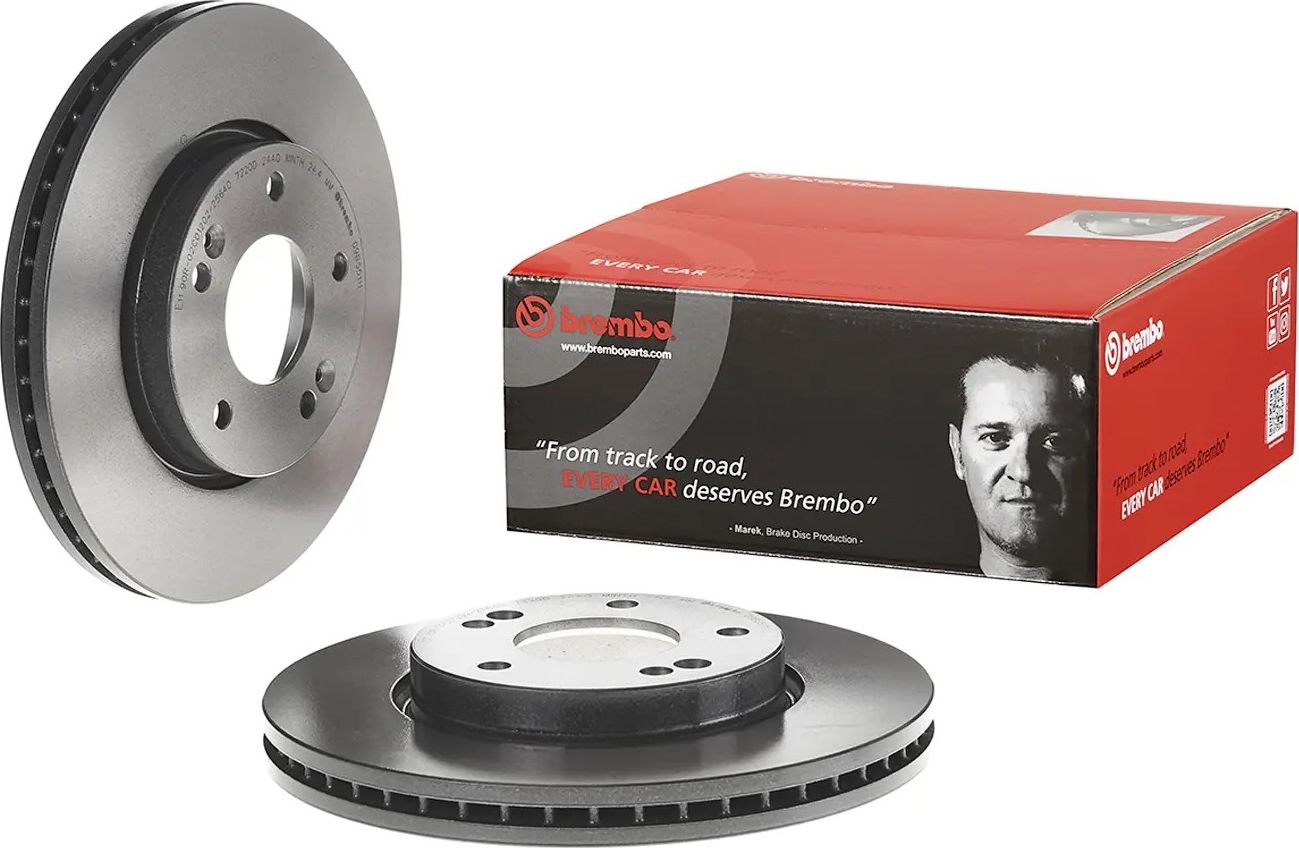 Тормозной диск Brembo PRIME LINE - UV Coated. Артикул 09.B551.11