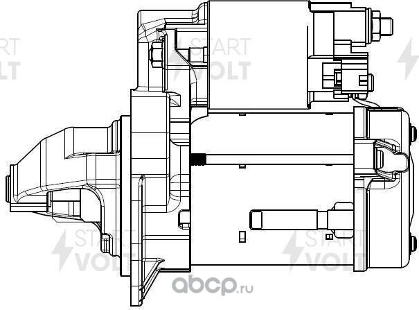 Стартер StartVOLT для Toyota Corolla E140, E150 2008-2014. Артикул LSt 1906