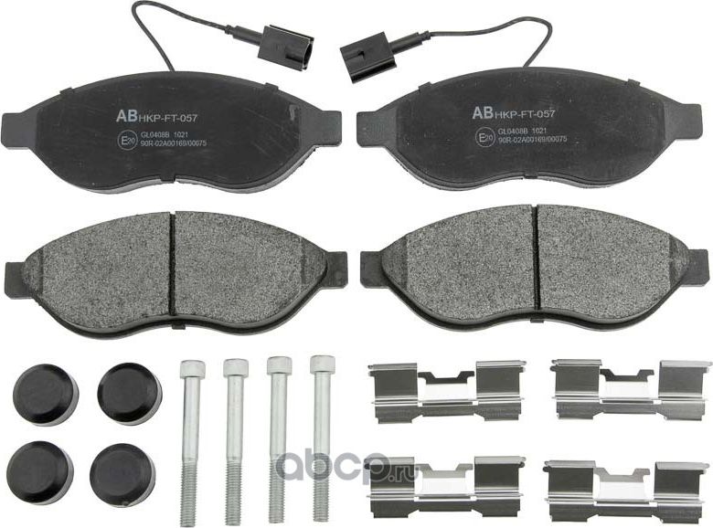 Тормозные колодки FIAT DUCATO 06-, CITROEN JUMPER 06-, PEUGEOT BOXER 06 (NTY). Артикул HKPFT057