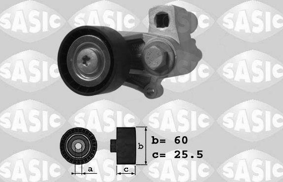 Натяжной ролик (натяжитель) приводного клинового зубчатого ремня Sasic. Артикул 1620021