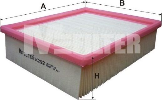Воздушный фильтр MFilter. Артикул K 292