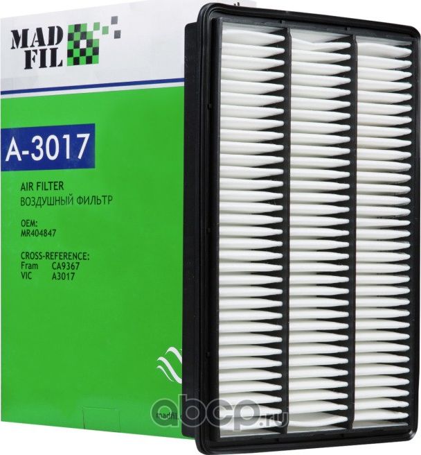 ФИЛЬТР ВОЗДУШНЫЙ MMC MR404847 (Madfil). Артикул A3017