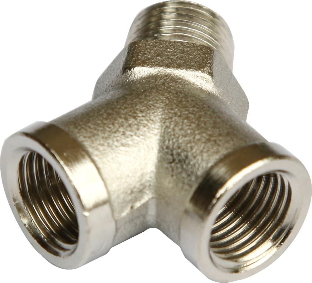 Соединение Camozzi Y-образное 1/4-1/4. Артикул 2040 1/4