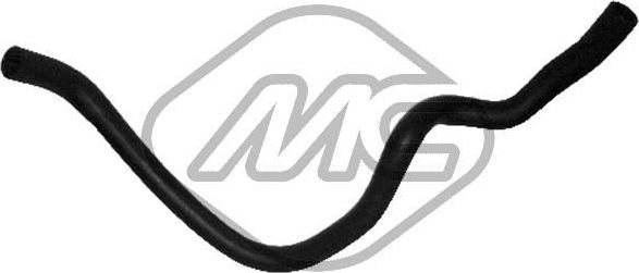 Патрубок радиатора (системы охлаждения) Metalcaucho. Артикул 09268