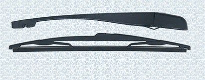 Поводок (рычаг) и щетка стеклоочистителя (дворника) Magneti Marelli. Артикул 000723180384