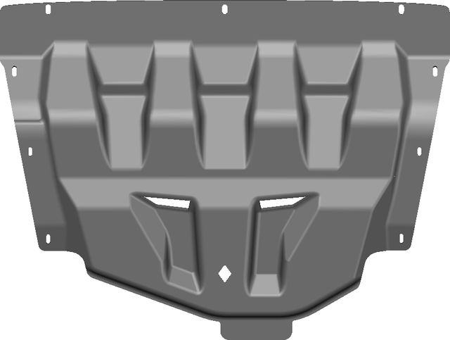 Защита композитная АВС-Дизайн для картера и КПП Exeed LX 2021-2026. Артикул 46.01K