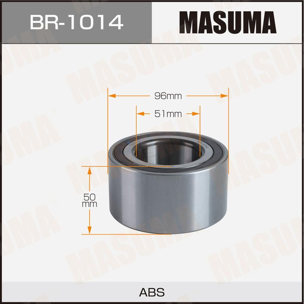Подшипник ступичный MASUMA, VOLKSWAGEN TOUAREG 10-18 front Masuma. Артикул BR1014