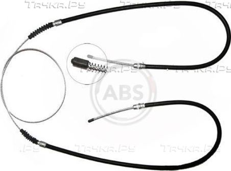 Трос ручника (тросик ручного тормоза) ABS. Артикул K10415