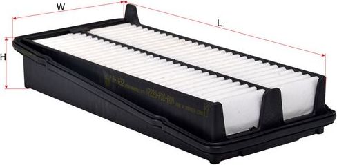 Воздушный фильтр Sakura для Honda Accord VI 1998-2003. Артикул A-1632