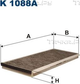 Салонный фильтр Filtron для Volkswagen LT II 1996-2006. Артикул K 1088A