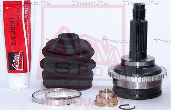 Шрус наружный (граната) Asva передний для Kia Sephia I 1993-1997. Артикул MZ-38A44