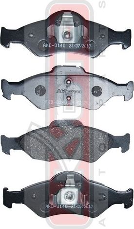 Тормозные колодки Akyoto Packing AKYOTO. Артикул AKD-0140