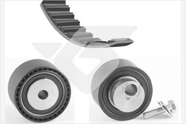 Ремень ГРМ с роликами (комплект) Hutchinson для Citroen C8 I 2002-2014. Артикул KH 147