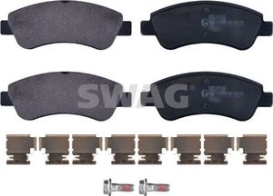 Тормозные колодки SWAG передние для Citroen C3 II 2009-2016. Артикул 62 91 6432