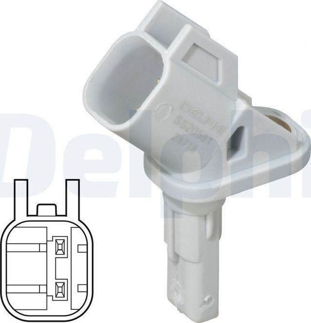 Датчик ABS Delphi для Volvo V60 Cross Country I 2015-2018. Артикул SS20581