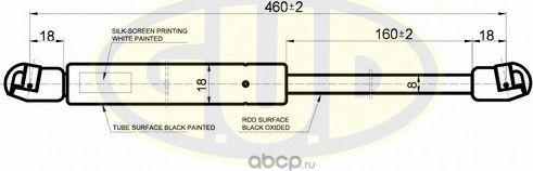 Амортизатор (упор) капота G.U.D.. Артикул GGS010137