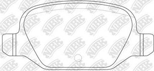 Тормозные колодки NiBK. Артикул PN0197