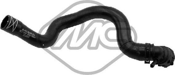 Патрубок радиатора (системы охлаждения) Metalcaucho. Артикул 09526