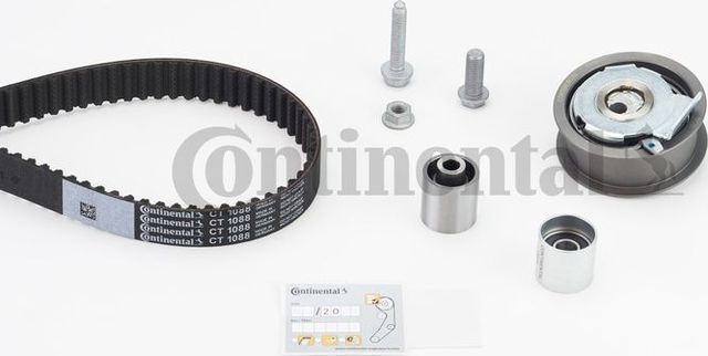 Ремень ГРМ с роликами (комплект) ContiTech для Volkswagen Polo V 2013-2026. Артикул CT1088K3