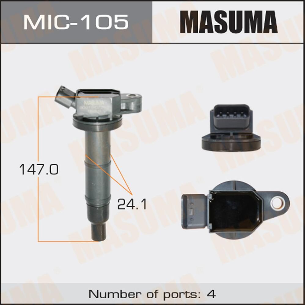 Катушка зажигания Masuma. Артикул MIC-105