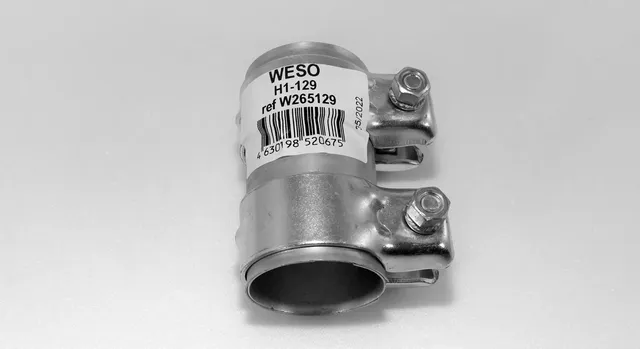 Хомут трубчатый PIPE CONN. D46xL95MM (Weso). Артикул H1129