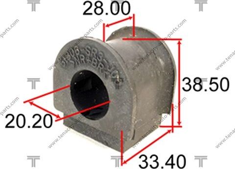 Втулка стабилизатора Tenacity. Артикул ASBHO1001