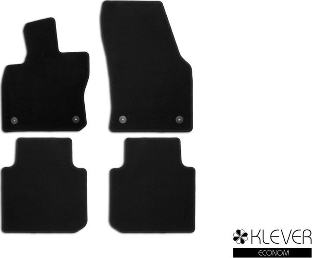 Коврики Klever Econom для салона Skoda Kodiaq 2017-2026. Артикул KLEVER01451901200k
