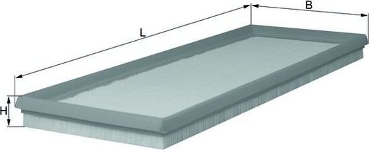 Воздушный фильтр Mahle для Ford Escort III 1984-1986. Артикул LX 118