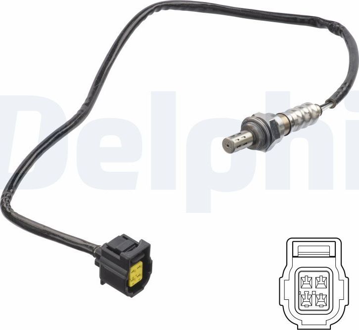 Лямбда-зонд (кислородный датчик) Delphi. Артикул ES21342-12B1