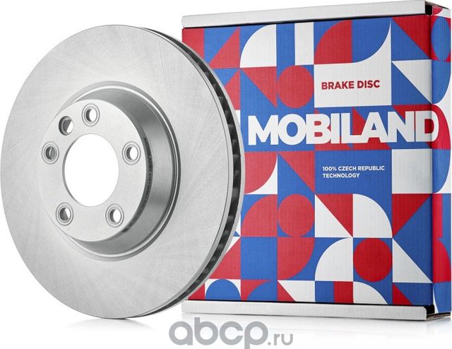 Диск тормозной передний правый вентилируемый D349,7мм VOLKSWAGEN TOUAREG (7LA, 7 (Mobiland). Артикул 416119921