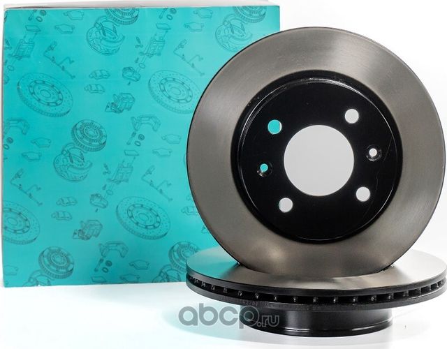 Диск тормозной передний (окрашенный) (Absel). Артикул HY422007