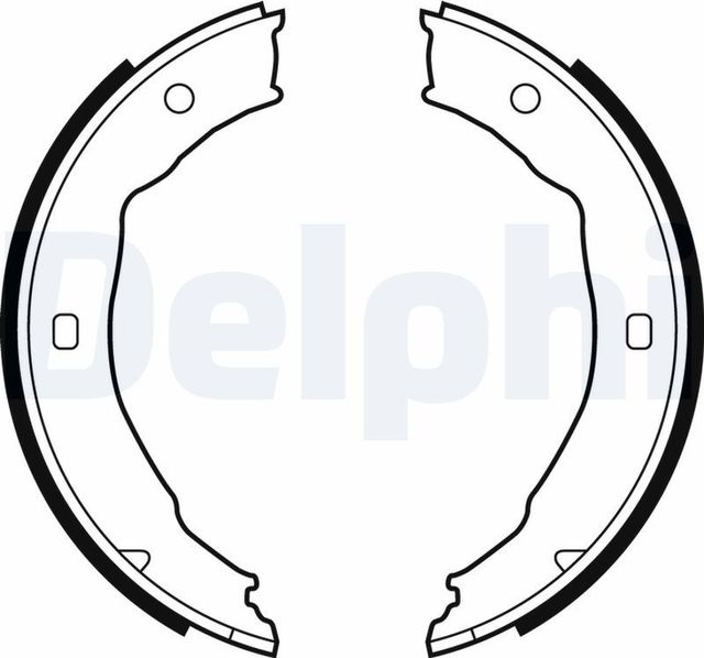 Тормозные колодки (стояночная тормозная система) Delphi. Артикул LS1881