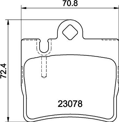 Тормозные колодки Mintex. Артикул MDB2071