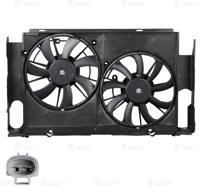 Вентилятор радиатора двигателя Luzar для Toyota RAV4 IV (CA40) 2015-2019. Артикул LFK 1920