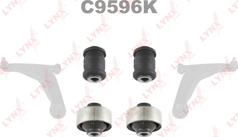 Сайлентблок переднего рычага подвески LYNXauto KIT. Артикул C9596K