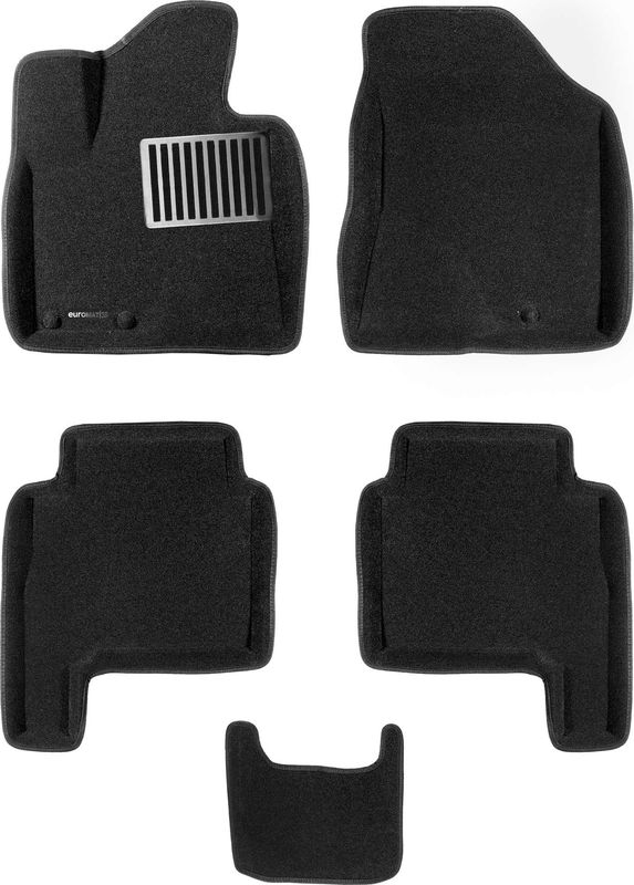 Коврики текстильные Euromat 3D Lux для салона Hyundai Santa Fe II 2010-2012. Артикул EM3D-002715