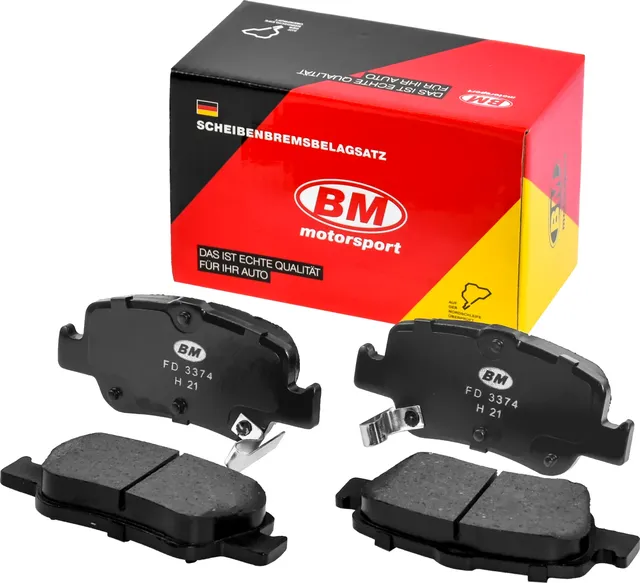 Колодки тормозные дисковые (BM). Артикул FD3374