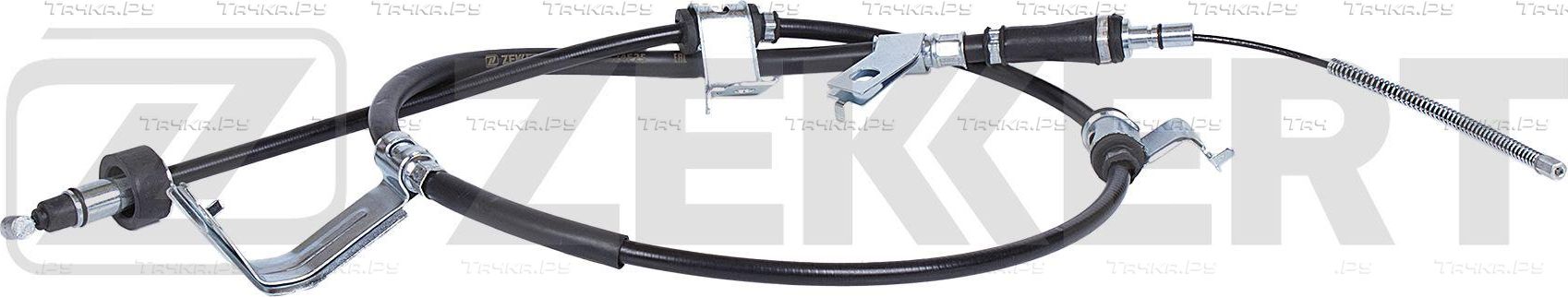 Трос ручника (тросик ручного тормоза) Zekkert. Артикул BZ-1237