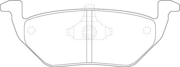 Тормозные колодки FIT. Артикул FP1055