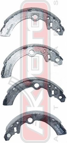 Тормозные колодки Akyoto Packing AKYOTO задние для Suzuki Ignis I (HT) 2000-2005. Артикул AKS-9959