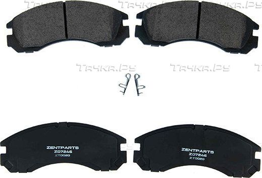 Тормозные колодки Zentparts передние для Mitsubishi Space Runner II 1999-2003. Артикул Z07246
