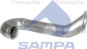 Глушитель Sampa задний для DAF CF 85 2001-2013. Артикул 050.438