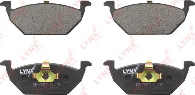 Тормозные колодки LYNXauto передние для Audi A1 II (GB) 2018-2026. Артикул BD-8003