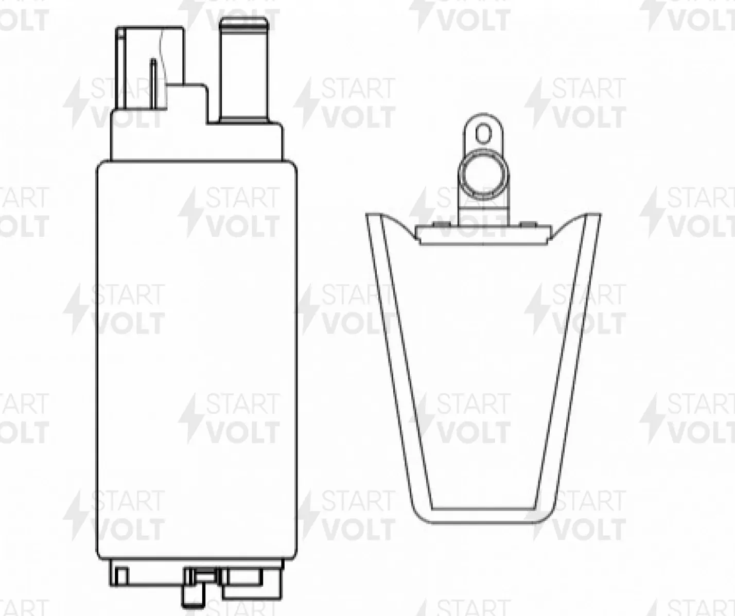 Мотор бензонасоса TOYOTA CAMRY(V30) 01 (Startvolt). Артикул SFP1903