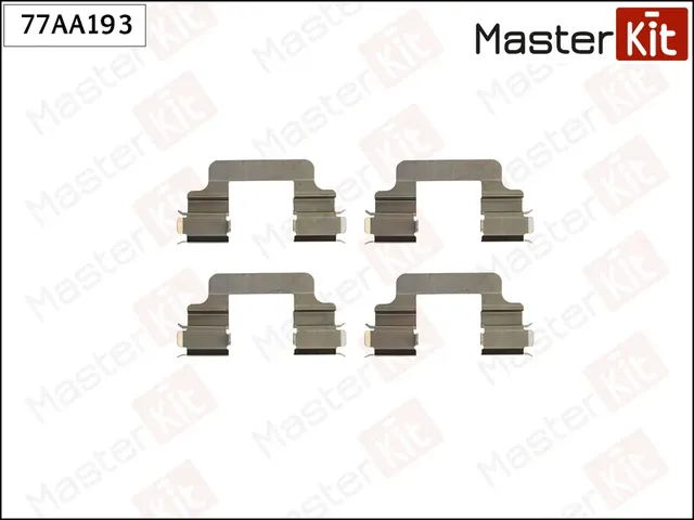 Комплект монтажный тормозных колодок (Master KIT). Артикул 77AA193