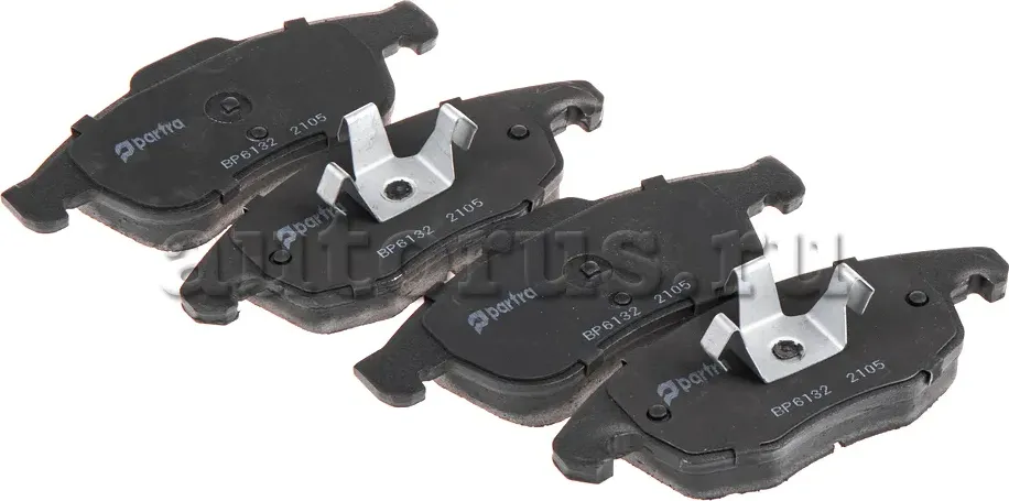 Колодки тормозные дисковые | перед прав/лев | (Partra). Артикул BP6132