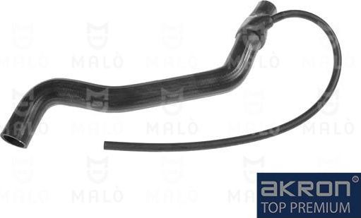 Патрубок радиатора (системы охлаждения) Malo верхний для Volkswagen Passat B3 1988-1996. Артикул 17708A